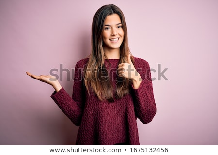 Stok fotoğraf: Teenage Girl Showing Ok Sign