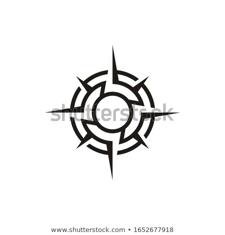 [[stock_photo]]: Wind Rose With Earth Globe