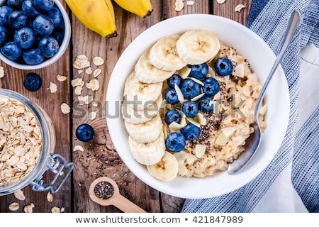 Stock fotó: Dietary Breakfast Homemade Oatmeal With Berries