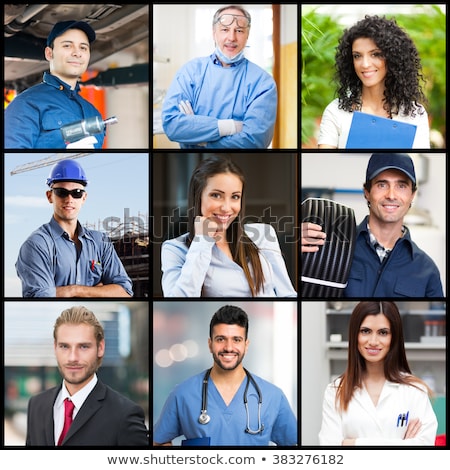 Foto stock: People Doing Different Jobs