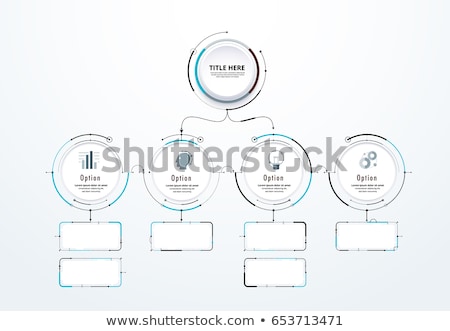 Сток-фото: Circle Chart Infographic Template With 4 Options For Presentations Advertising Layouts Annual Rep