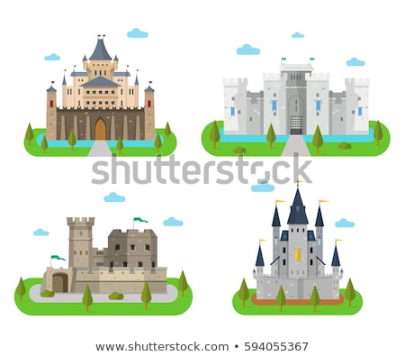 Stok fotoğraf: Vector Castle Fortress Palace