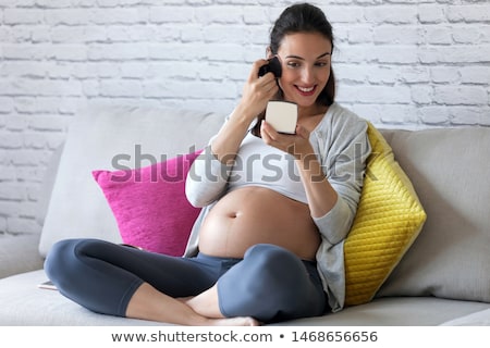 Stock fotó: Child Applying Make Up