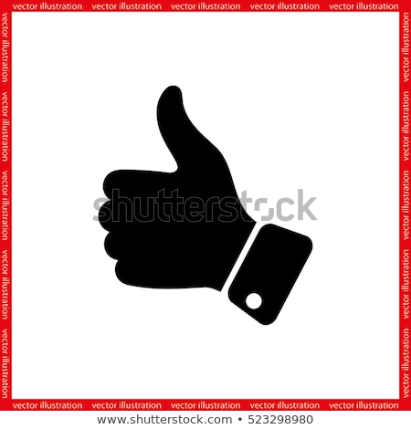 Foto stock: Vector Thumb Up Eps10