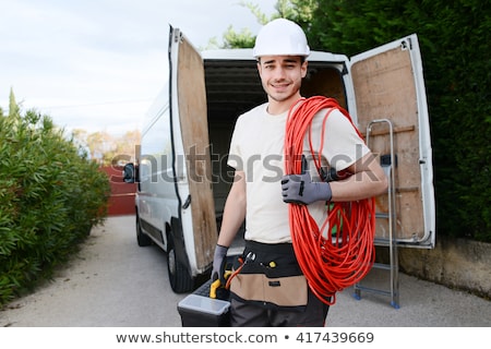 Stock photo: Builders Van