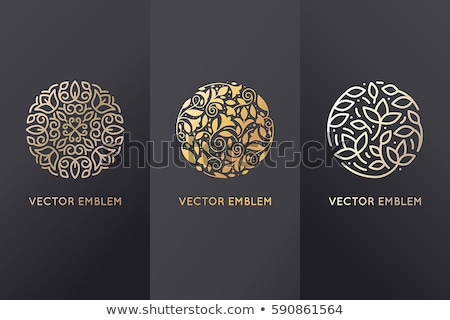 Zdjęcia stock: Beauty Vector Flowers Design Logo Template