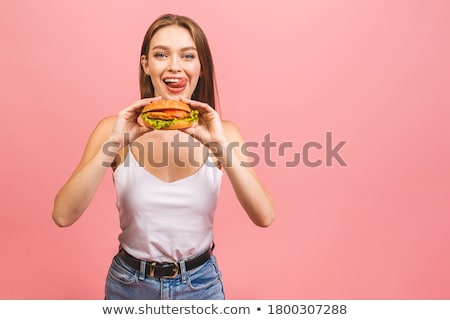 Stock fotó: Eating Burger