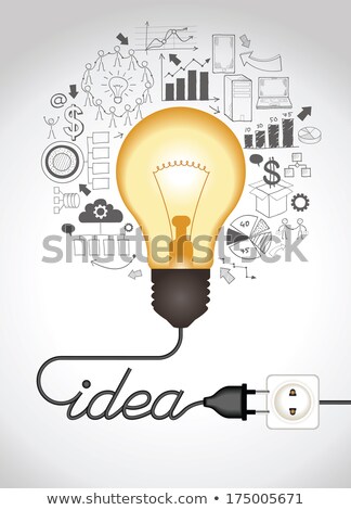 Stock photo: Cable Forms A Word Idea