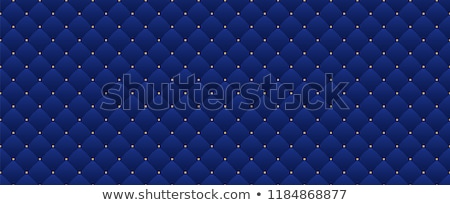 Stockfoto: Premium Blue Fabric Texture Decorative Textile As Background For Interior Design