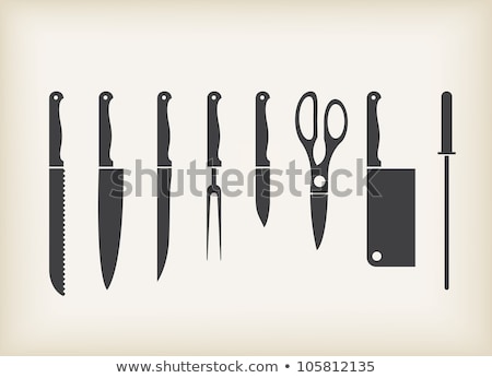 Stock photo: Big Kitchen Chef Knife