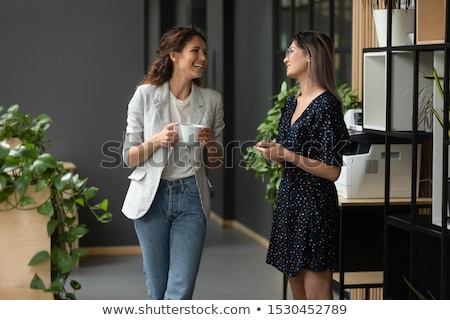 Stock fotó: Woman Having Break In Office