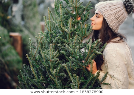 Foto stock: Young Elegant Girl In Green