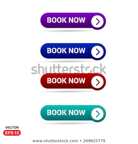 Stockfoto: Book Now Purple Vector Icon Button