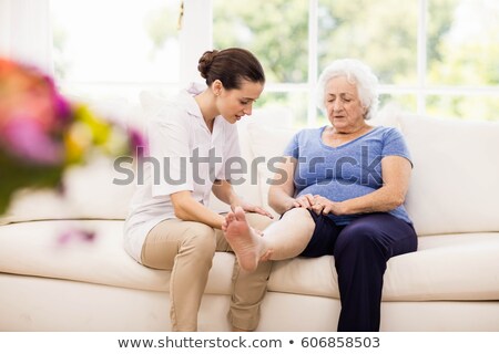 Stock photo: Elderly Feet