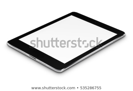 Сток-фото: 3d Tablet On A White Background