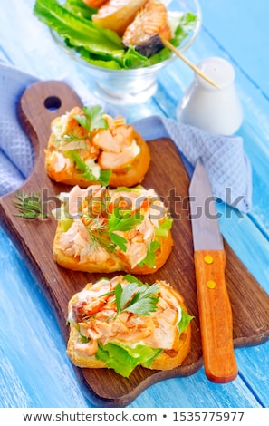 Foto d'archivio: Butterbreads With Fish