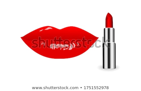 Foto stock: Red Lipstick Vector