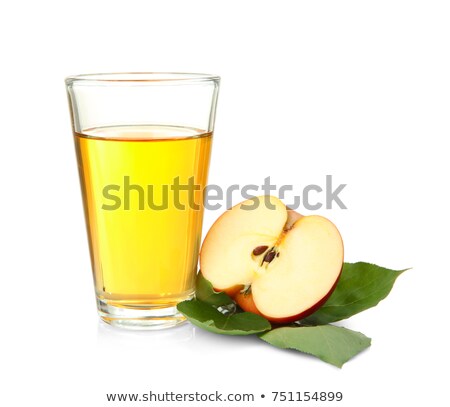 Stock fotó: Apple Juice Isolated