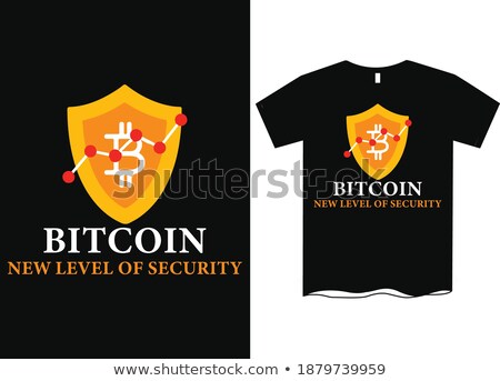 Stock fotó: Bitcoin Symbol On Shirt