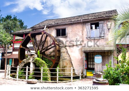 Foto stock: Mill St Augustine Florida