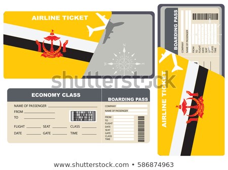 [[stock_photo]]: Economy Class Ticket For Brunei