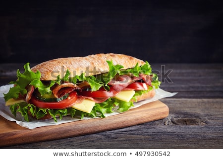 Stockfoto: Fresh Submarine Sandwich