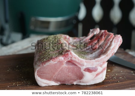 Zdjęcia stock: Grilled Mangalica Pork Chop