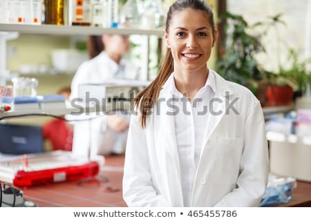 Stok fotoğraf: Portrait Of A Lab Assistant