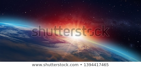 [[stock_photo]]: Earth And Rays