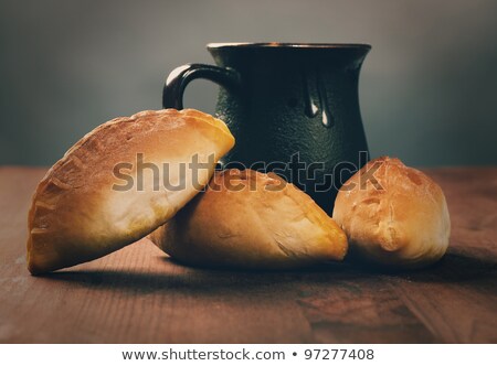 Pierogi Home Cake With Jam Against [[stock_photo]] © Fanfo