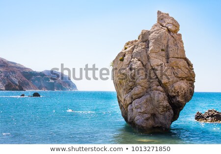 Сток-фото: Seascape Near Aphrodites Rock Paphos Cyprus