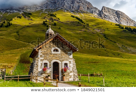 Stock photo: Chapel In The Mountains