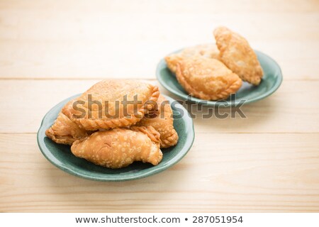 Stock photo: Curry Puff Stuffed With Vegetable