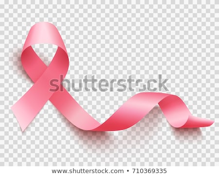 Foto d'archivio: Breast Cancer Awareness Ribbon Isolated Background