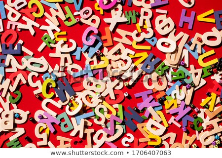 Imagine de stoc: English Alphabets In Many Colors