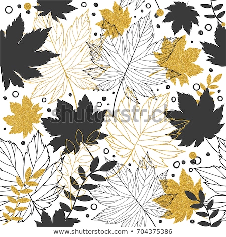 Foto stock: Gold Fall Design