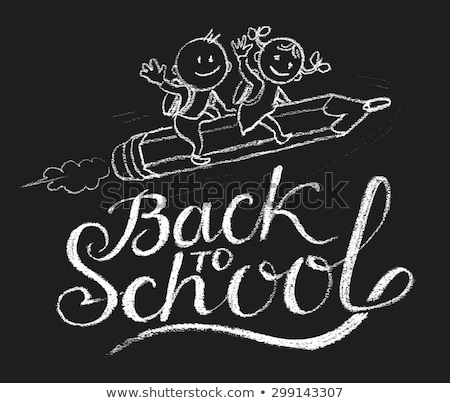 Stock foto: Hand Drawn Free Shipping Concept On Chalkboard