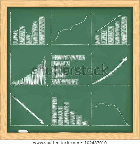 Zdjęcia stock: Learn Algebra Concept Hand Drawn On Chalkboard
