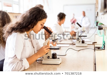 Stock photo: Student Experiment In Lab Class