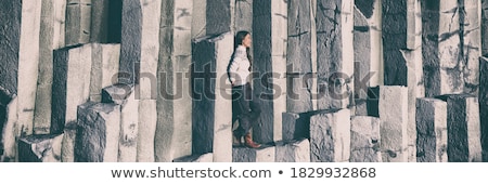 Zdjęcia stock: Iceland Landscape Reynisfjara Beach Famous Iceland Attraction