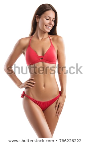 Zdjęcia stock: Summer Bikini Woman Isolated