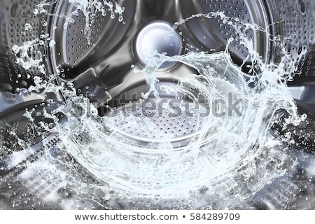 Сток-фото: Washing Machine Drum Background