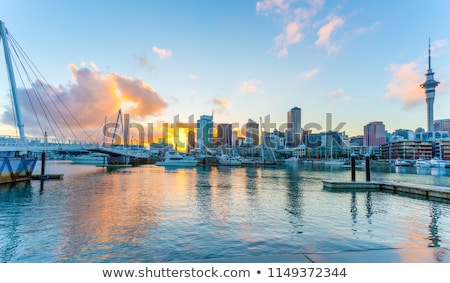 ストックフォト: Auckland At Sunset