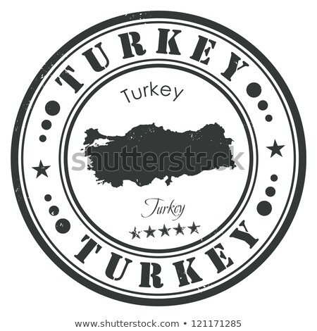 Сток-фото: Product Of Turkey Stamps