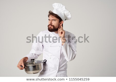 Zdjęcia stock: Man Pricking Up His Ears