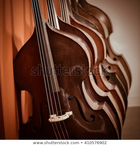 Stock fotó: Group Of Cellos In The Workshop Violin Maker