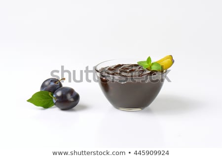 Stok fotoğraf: Bowl Of Plum Butter Powidl