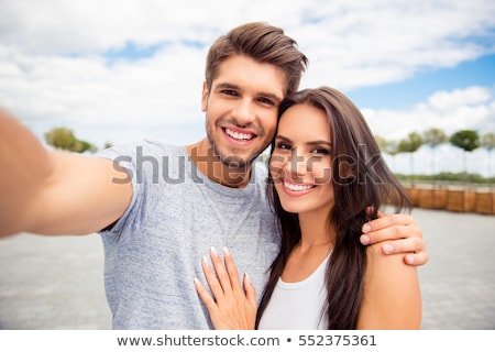 Stock fotó: Attractive Young Couple Enjoying The Summer Date