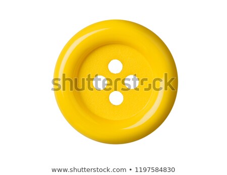 Stock photo: Needle With Orange Thread And Buttons