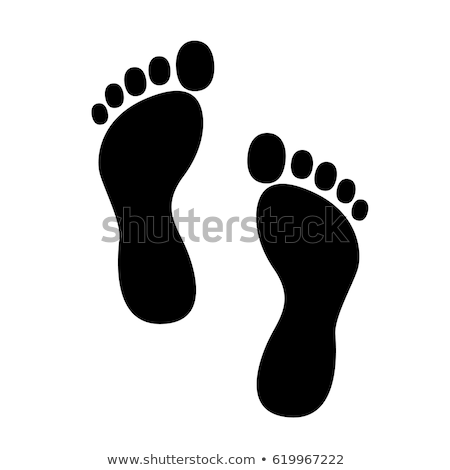 ストックフォト: Footprint Icon Vector Design Element